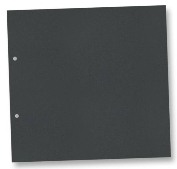 Ringbuch Einlagen aus Fotokarton schwarz, 21,5x22,5 cm, 20 Blatt