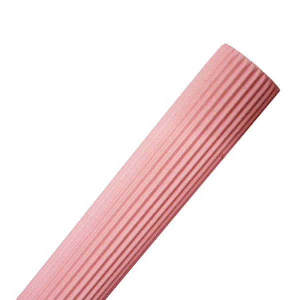 E-Wellpappe gerollt rosa, 50x70 cm, 1 Rolle