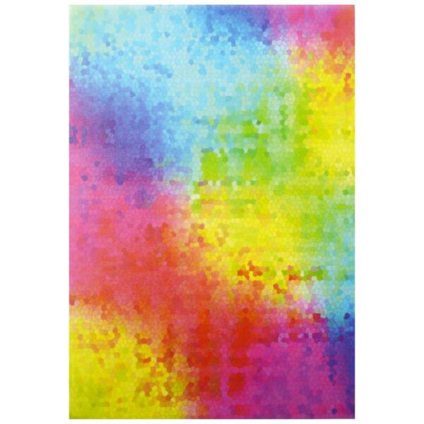 Transparentpapier Mosaik, 5 Blatt, 23x33 cm