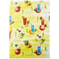 Transparentpapier Cocktail, 5 Blatt, 23x33 cm