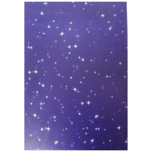 Transparentpapier Sternenhimmel, 5 Blatt, 23x33 cm