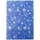 Transparentpapier Schneeflocken, 5 Blatt, 23x33 cm