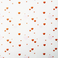 Transparentpapier Herzen, 5 Blatt, 23x33 cm