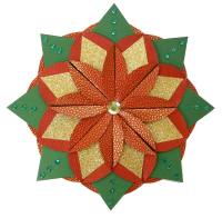 Glitterkarton Oriental 5 Blatt, 24x34 cm, 300g/m² das starke Papier