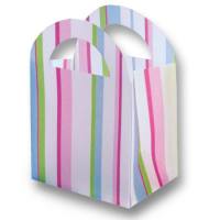Transparentpapier Pastellstreifen, 5 Blatt, 23x33 cm