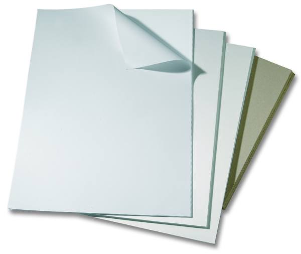 Bristolkarton weiß, 50 x 65 cm, 10 Bogen, 615 g m²