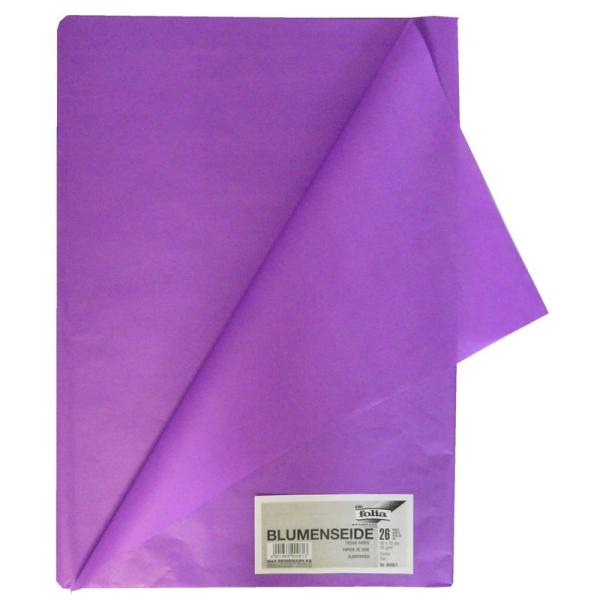 Blumenseide 26 Bögen flieder, 50x70 cm, 20g/m²