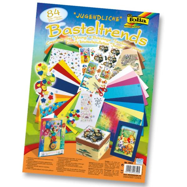Jugendliche Basteltrends, 84 Teile Bastelset