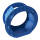 Rundlaternen Rohlinge blau, Ø 22 cm, 5 Stück aus Wellpappe