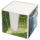Notizbox bedruckt aus Pappe, 9,5x9,5x9 cm