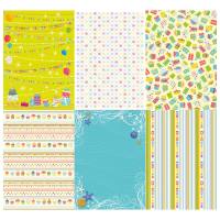 Designpapierblock Party, DIN A4, 12 Blatt, 150g m²