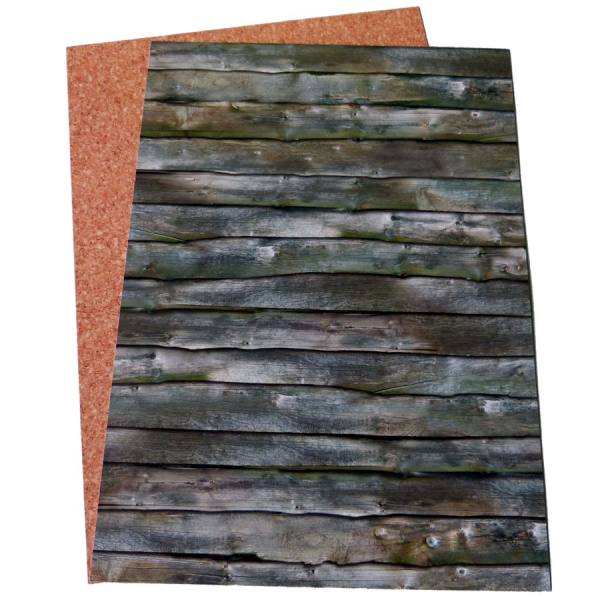 VarioKarton Holzbretter/Kork, DIN A 4, 8 Blatt, 300g/qm Fotokarton