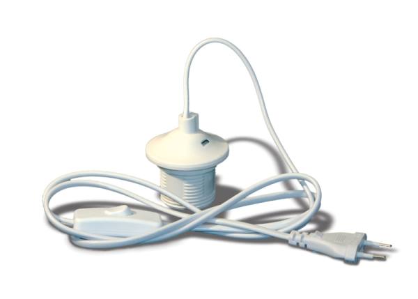Kabel für Stehleuchten, Kabel 1,5 m, mit Schalter