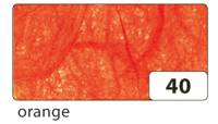 Faserseide orange, 47 x 64 cm, 10 Bogen, 25 g m²