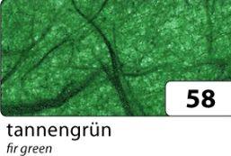 Faserseide tannengrün, 47 x 64 cm, 10 Bogen, 25 g m²