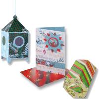 Designpapierblock Herbst/Winter DIN A4, 12 Blatt, 150g/m²