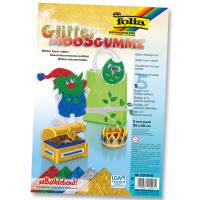 Moosgummi Glitzer Set selbstklebend 5 Bögen...