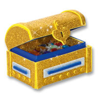 Moosgummi Glitzer Set selbstklebend 5 Bögen...