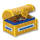 Moosgummi Glitzer Set selbstklebend 5 Bögen Glittermoosgummi 20x29 cm farbig sortiert