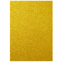 Moosgummi gold Glitzer selbstklebend 5 Bögen, 20x29 cm