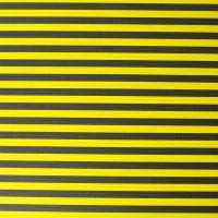 Fotokarton Streifen gelb/schwarz 50x70 cm, 10 Bogen