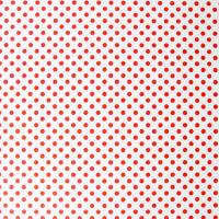 Fotokarton weiß mit roten Punkten 50x70 cm, 10 Bogen
