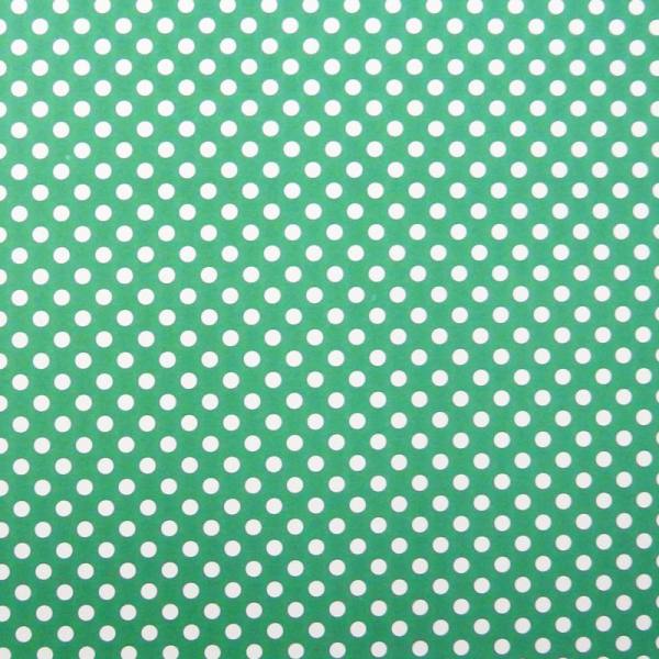 Fotokarton grün mit weißen Punkten 50x70 cm, 10 Bogen