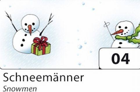 Motivkarton, Schneemänner, 50x70 cm, 10 Bogen