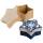 Pappboxen braun Stern, 10 Boxen in Sternform
