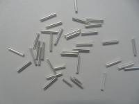 Stiftperlen silber, 30 g, ca. 10-12 mm lang