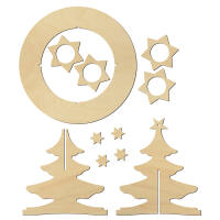 Bastelsatz Adventskranz mit Stecktanne