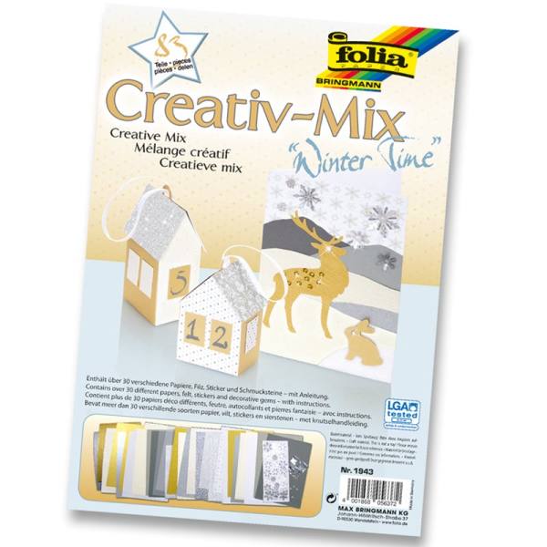 Bastelset Creativ Mix Winter 83 Teile Weihnachten