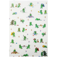 Transparentpapier Weihnachtstrolle, 5 Blatt, 23x33 cm