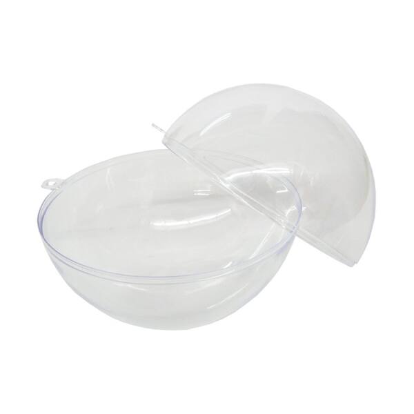 Kunststoffkugel transparent zerlegbar 12cm 5 Stück Acrylkugeln
