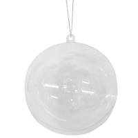 Kunststoffkugel transparent zerlegbar 16 cm 1 Stück Acrylkugel