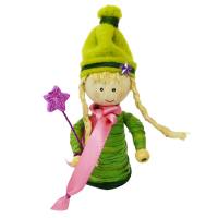 Kegelfiguren 3er Pack, aus Buchenholz, 2x6 cm Figurenkegel