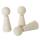 Kegelfiguren 3er Pack, aus Buchenholz, 2x6 cm Figurenkegel
