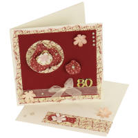 Streuteile 80, 10 Stück gold ca. 1,5 cm Geburtstagszahlen Zahlen
