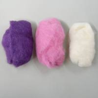 Schafwolle Mischpackung rosa,lila,weiß, 30g