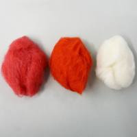 Schafwolle Mischpackung bordeaux,rot,weiß, 30g