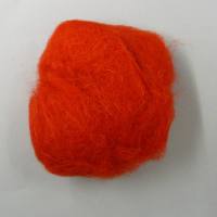 Schafwolle rot, 30g Filzwolle