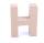 Papp Buchstabe H 17,5 x 5,5 cm Pappmache Dekobuchstabe