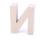 Papp Buchstabe N 17,5 x 5,5 cm Pappmache Dekobuchstabe