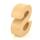Papp Buchstabe S 17,5 x 5,5 cm Pappmache Dekobuchstabe
