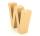 Papp Buchstabe W 17,5 x 5,5 cm Pappmache Dekobuchstabe