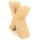 Papp Buchstabe X 17,5 x 5,5 cm Pappmache Dekobuchstabe