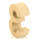 Papp Zahl 3, 17,5 x 5,5 cm