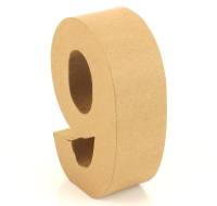 Papp Zahl 9, 17,5 x 11,5 x 5,5 cm