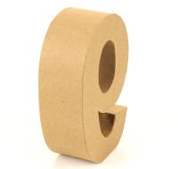 Papp Zahl 9, 17,5 x 11,5 x 5,5 cm