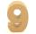 Papp Zahl 9, 17,5 x 11,5 x 5,5 cm
